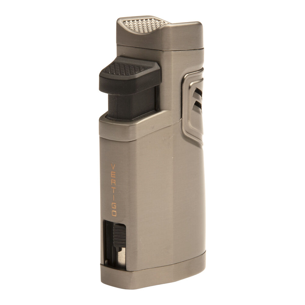 View product media 3VHERGM Vertigo Hercules Quad Lighter Gunmetal, , jrcigars 2